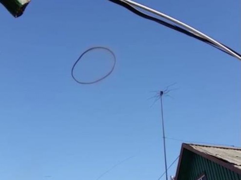 A cidade de Novosibirsk, na Rússia, capturou esta imagem.