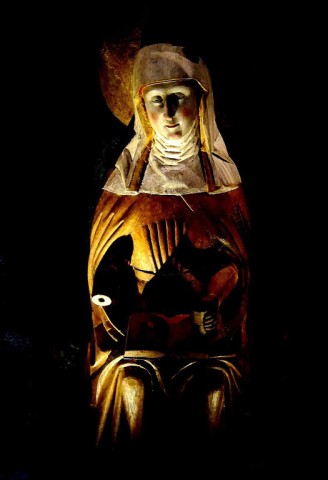 Santa Brígida da Suécia, igreja de Bollnäs-Rengsjö, Suécia, c.1500.