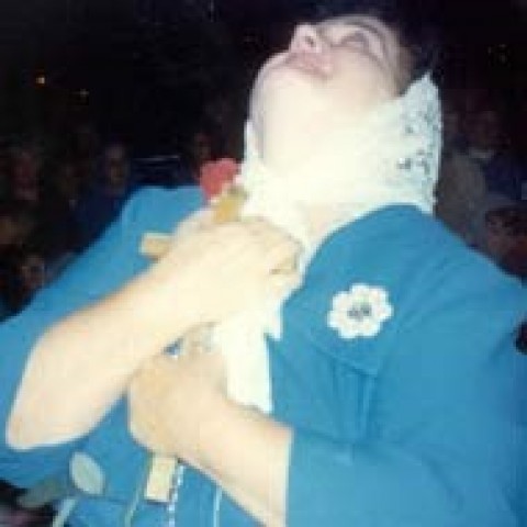 Veronica Lueken, em extase.